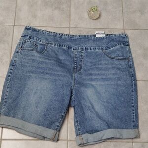 Terra & Sky denim shorts NWT